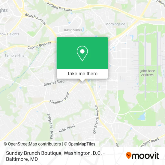 Sunday Brunch Boutique map
