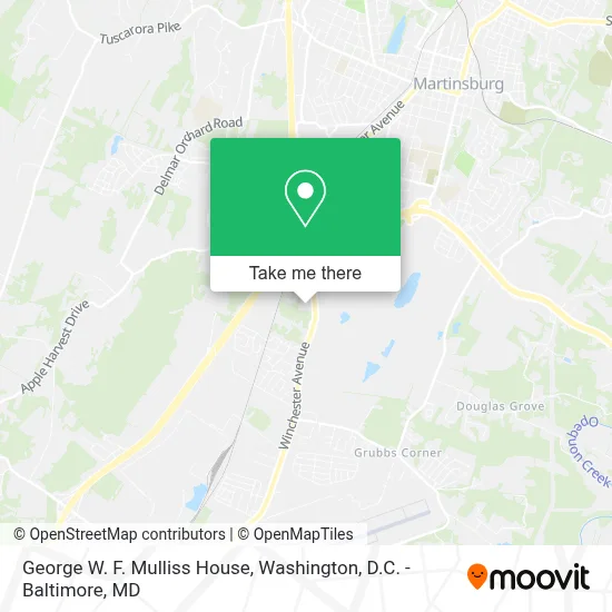 George W. F. Mulliss House map
