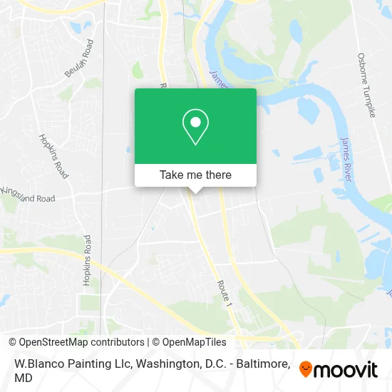 W.Blanco Painting Llc map