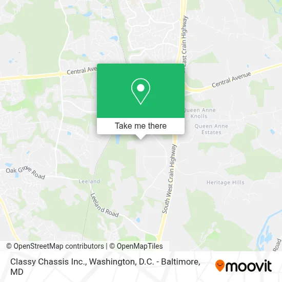 Classy Chassis Inc. map