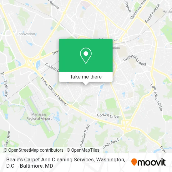 Beale's Carpet And Cleaning Services map