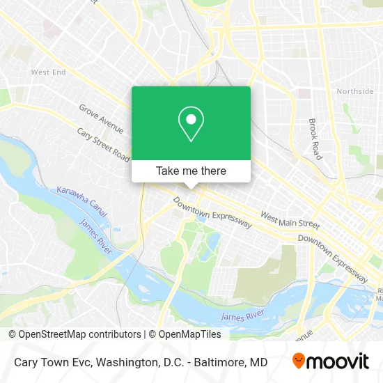 Cary Town Evc map