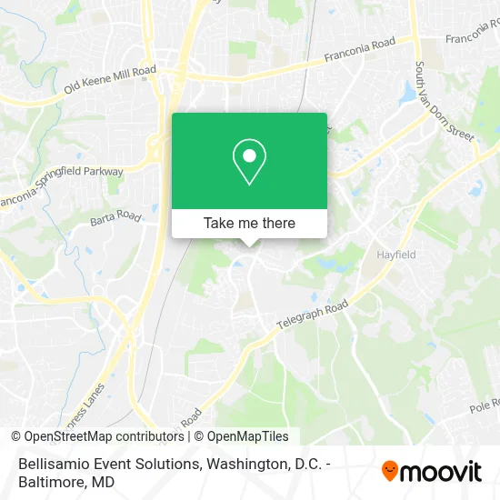 Bellisamio Event Solutions map