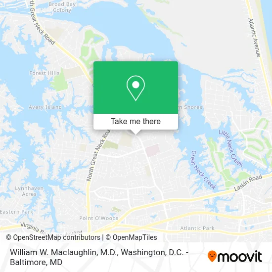 William W. Maclaughlin, M.D. map