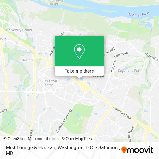 Mist Lounge & Hookah map