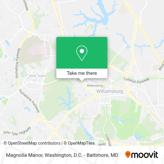 Magnolia Manor map
