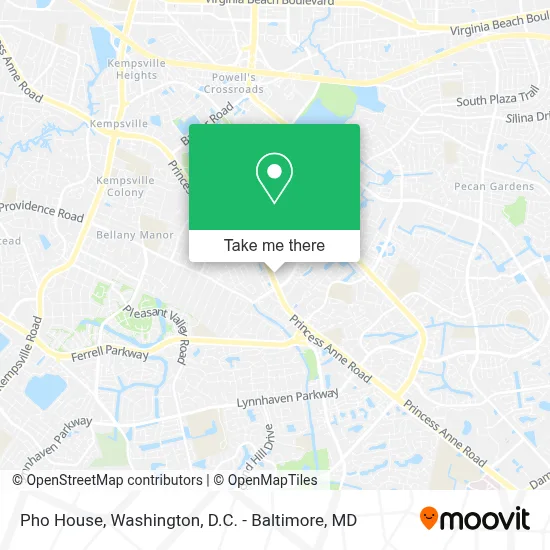 Pho House map