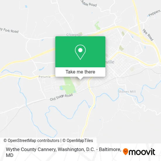 Wythe County Cannery map