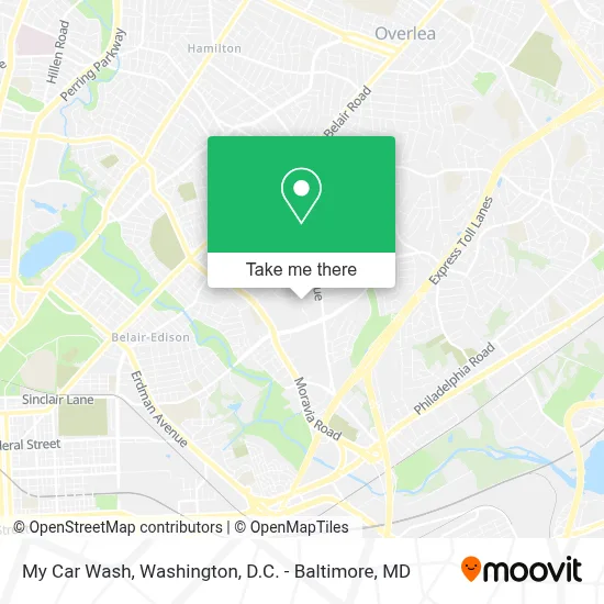 My Car Wash map