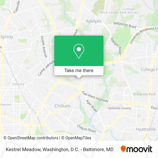 Kestrel Meadow map