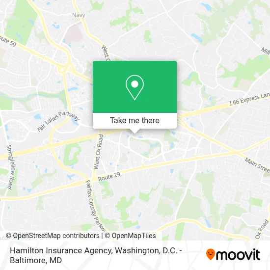 Hamilton Insurance Agency map