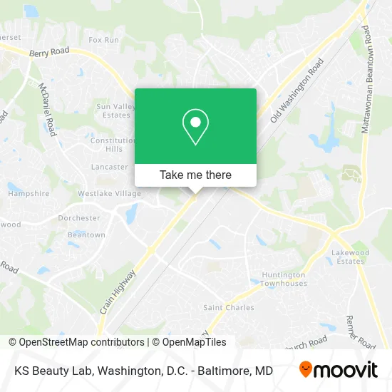 KS Beauty Lab map