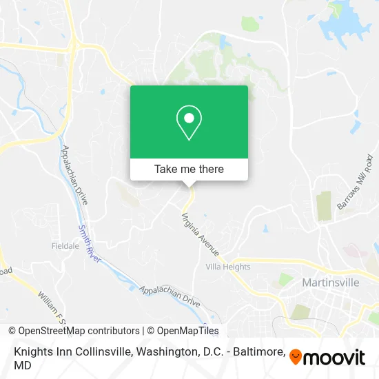 Knights Inn Collinsville map