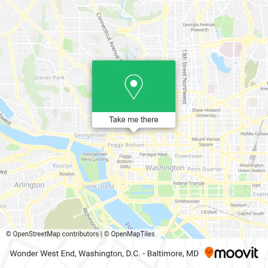 Wonder West End map