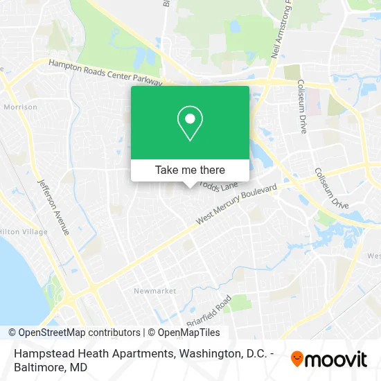 Hampstead Heath Apartments map