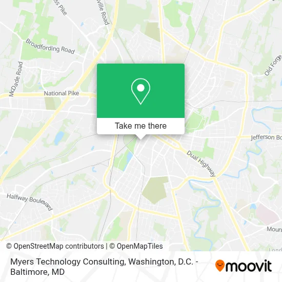Myers Technology Consulting map
