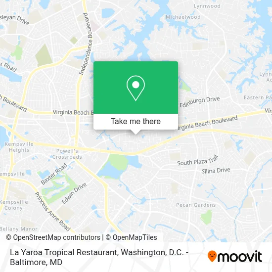 La Yaroa Tropical Restaurant map
