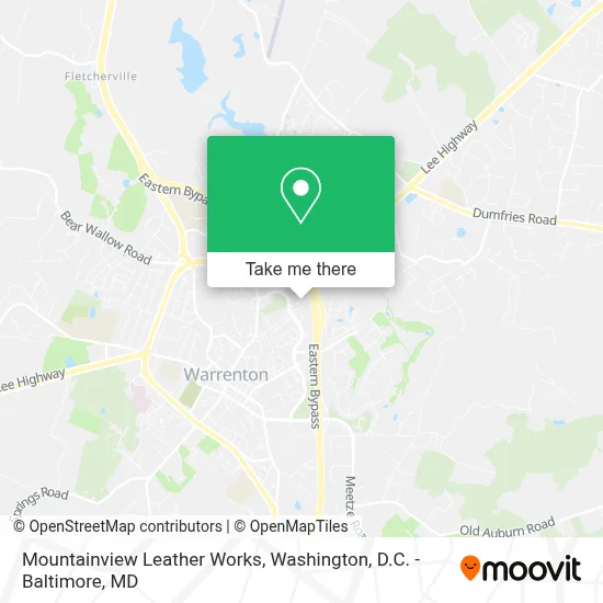 Mountainview Leather Works map