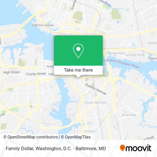 Family Dollar map