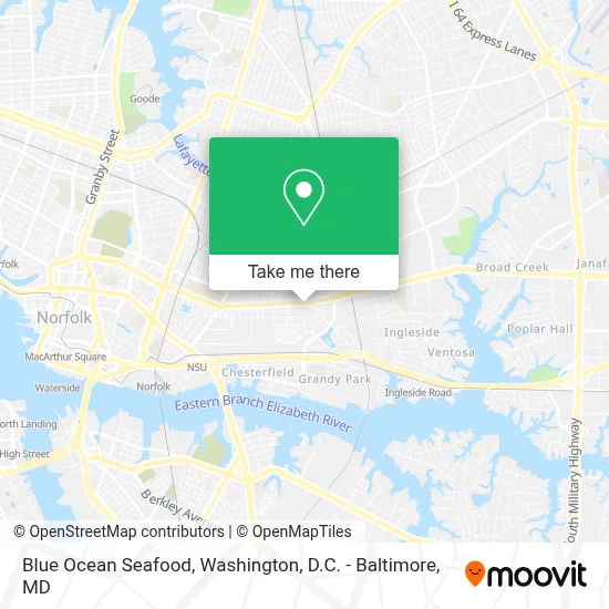 Blue Ocean Seafood map