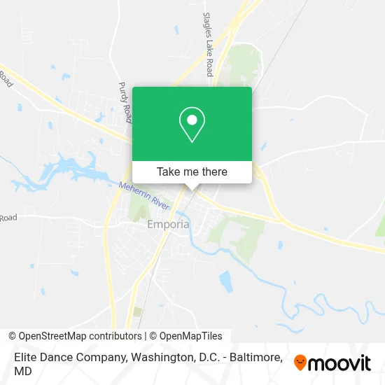 Elite Dance Company map