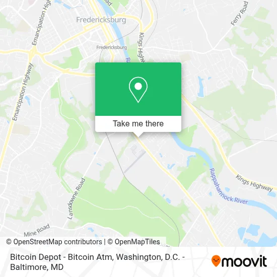 Bitcoin Depot - Bitcoin Atm map