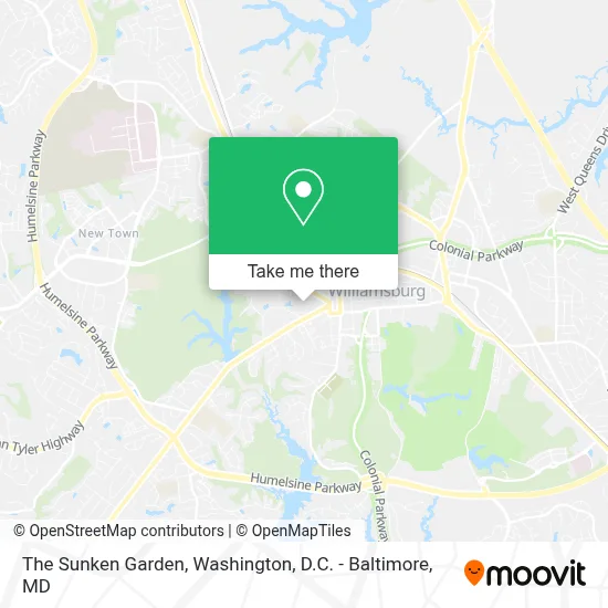 The Sunken Garden map