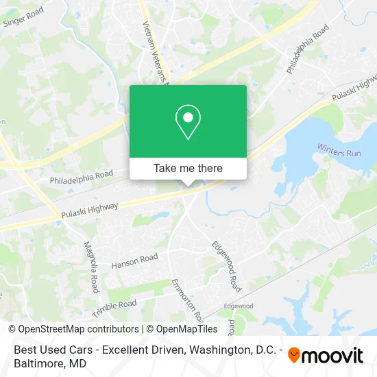 Best Used Cars - Excellent Driven map