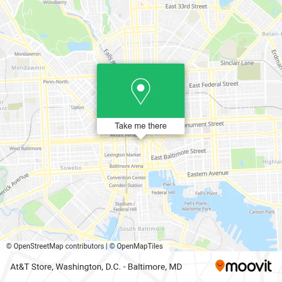 At&T Store map
