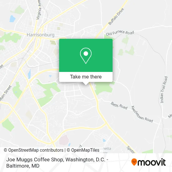 Joe Muggs Coffee Shop map