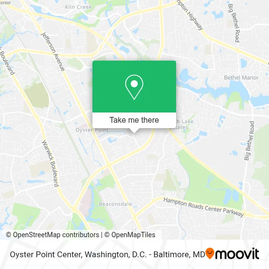 Oyster Point Center map