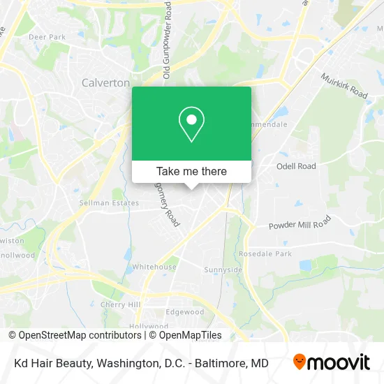 Kd Hair Beauty map
