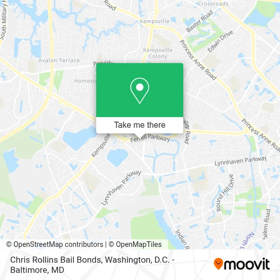 Chris Rollins Bail Bonds map