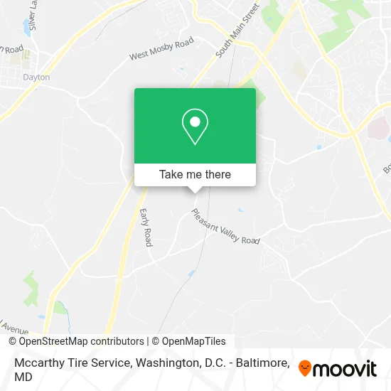 Mccarthy Tire Service map