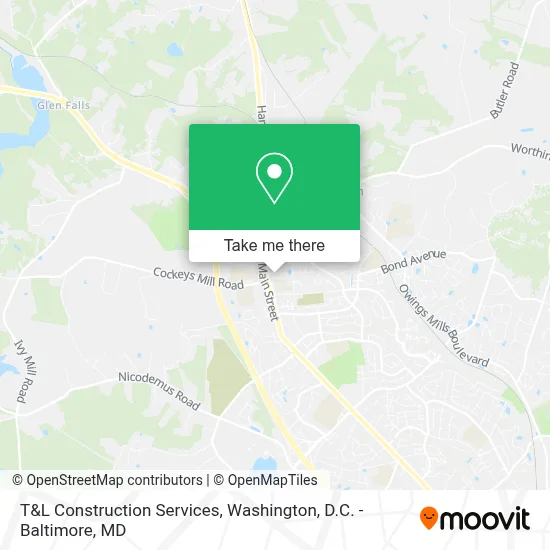 T&L Construction Services map