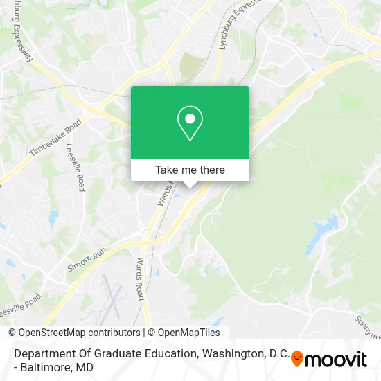 Department Of Graduate Education map