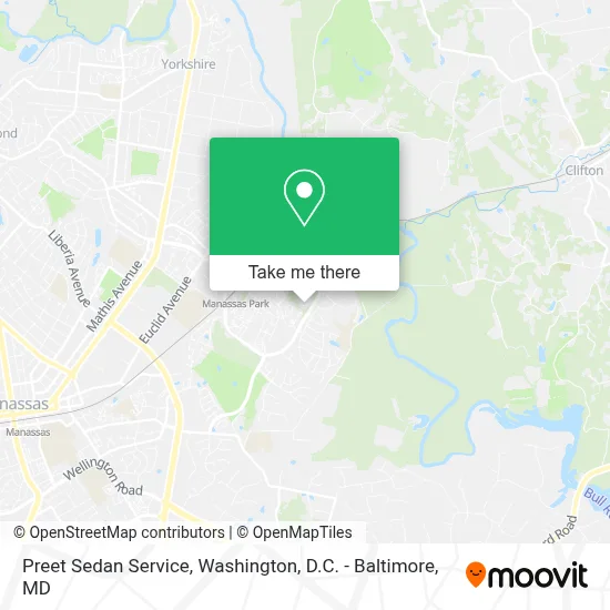 Preet Sedan Service map