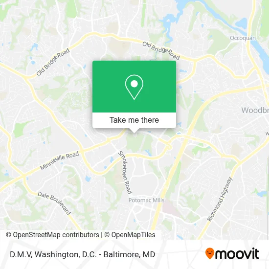 D.M.V map