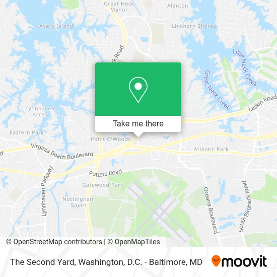 The Second Yard map