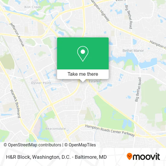 H&R Block map
