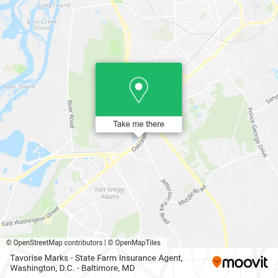 Tavorise Marks - State Farm Insurance Agent map