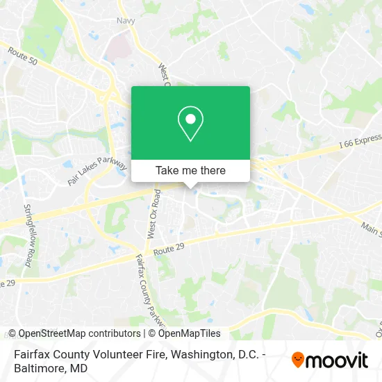 Fairfax County Volunteer Fire map