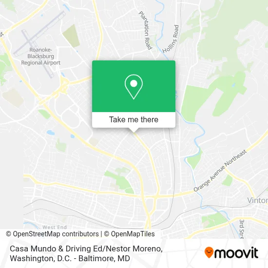 Casa Mundo & Driving Ed / Nestor Moreno map