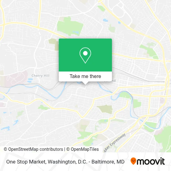 One Stop Market map