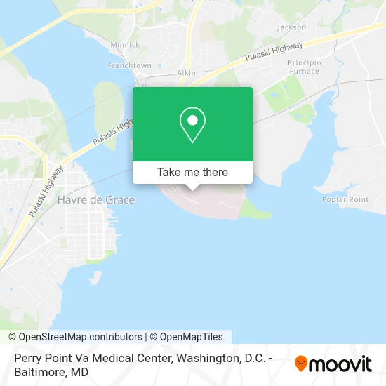Perry Point Va Medical Center map