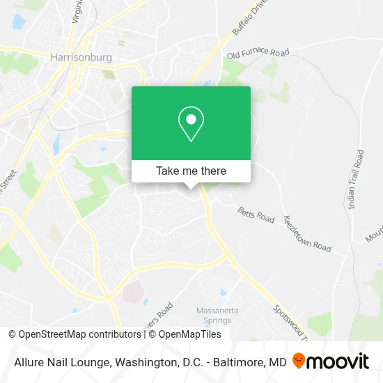 Allure Nail Lounge map