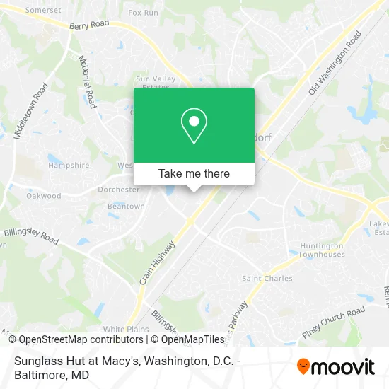 Sunglass Hut at Macy's map