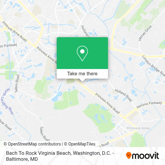 Bach To Rock Virginia Beach map