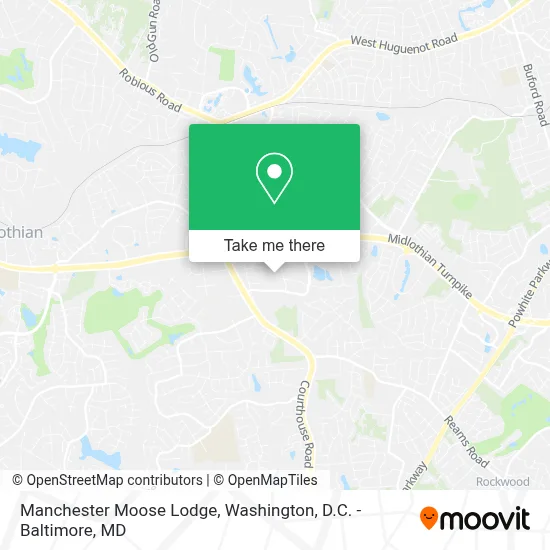 Manchester Moose Lodge map
