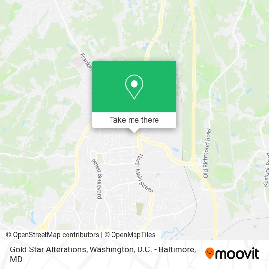 Gold Star Alterations map